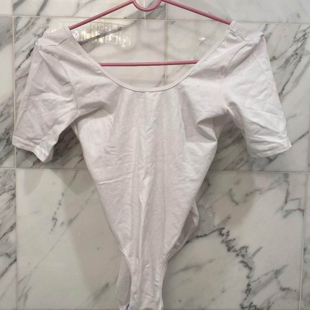 NEW American  apparel cotton spandex Jersey unitard dance